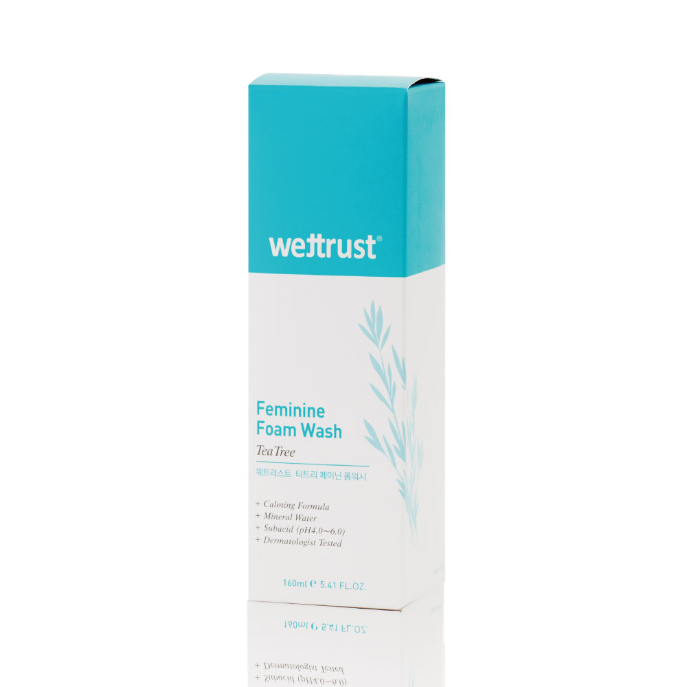 Wettrust®茶樹女性專用潔膚泡沫（160毫升） | 除異味防濕疹 | Alpha Hygienic 艾花潔  