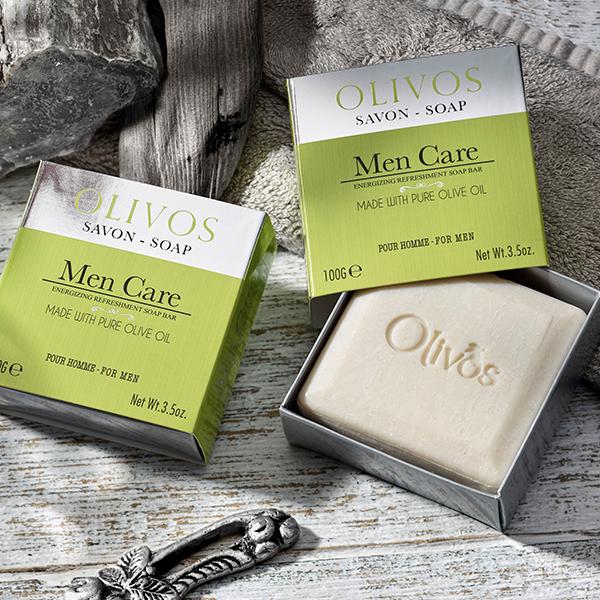 OLIVOS Men Care  | 男士沐浴剃鬚肥皂（100克） | 橄欖油成分 | 番梘